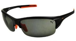 Puma Sunglasses Men's 14704P Rectangular Sunglasses,Black,90 mm Clothing