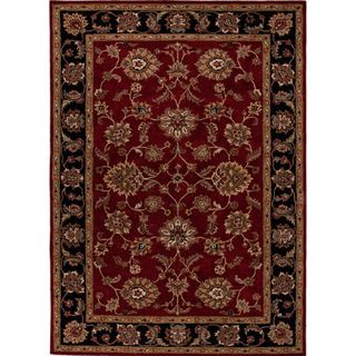 Hand tufted Traditional Oriental Red/ Orange Rug (8 X 10)