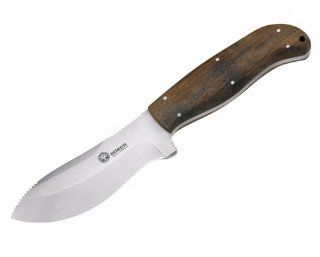 Boker 02BA580GB Arbolito Skinner Guayacan Wood Handle T6Mov Stainless Steel Bead Blasted  Hunting Knives  Sports & Outdoors