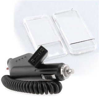 Clear Cover Case + Car Charger for Sony Ericsson W580i Cell Phones & Accessories