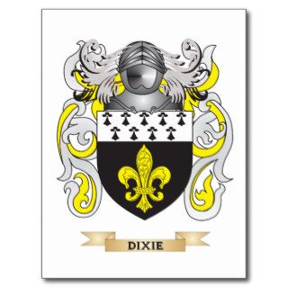 Dixie Coat of Arms Post Card