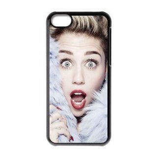 Custom Miley Cyrus New Back Cover Case for iPhone 5C CLR575 Cell Phones & Accessories