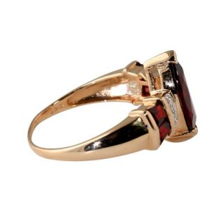 Palm Beach Jewelry 10K Gold Marquise Garnet Ring