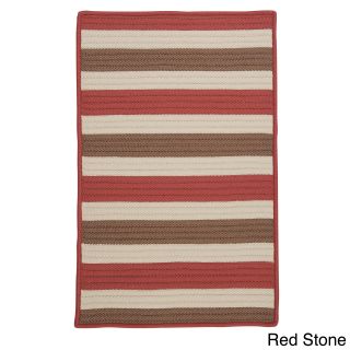 Colonial Mills Striped Out Indoor/ Outdoor Area Rug (8 X 10) Natural Size 8 x 10