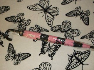 Victoria's Secret 2013 Limited Edition Pink and Black Striped Umbrella Beauty