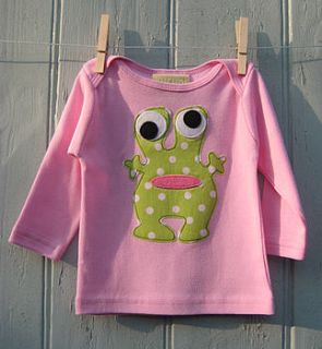 baby long sleeve  alien top by kushdi for kids