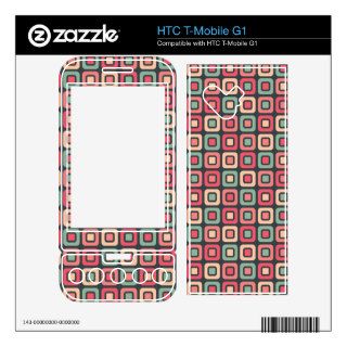 Retro Squares  Vintage Candy  HTC T Mobile G1 Skin