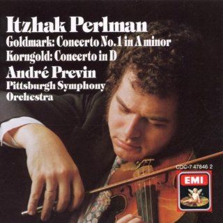 Itzhak Perlman   Goldmark & Korngold Violin Concertos / Previn Music