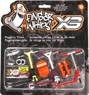 Finger Whips Pro Scooter Triple Pack Toys & Games