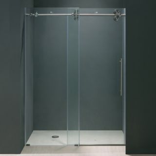 Vigo Frameless Sliding Clear Shower Door