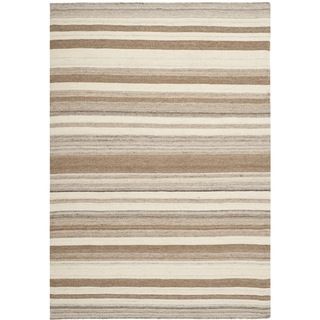 Safavieh Handwoven Moroccan Dhurrie Transitional Natural Wool Rug (8 X 10)