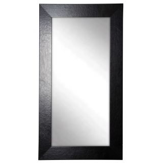 American Made Rayne Black Wide Leather Tall Mirror
