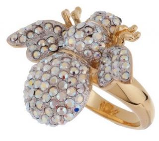 Joan Rivers Im a Winner Crystal Bee Ring —