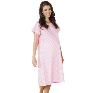 Baby Be Mine Gownie Hospital Gown With Pillowcase In Molly
