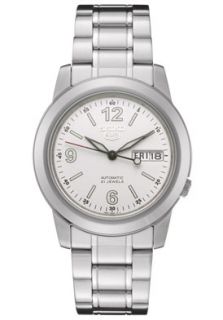 Seiko SNKE57  Watches,Mens Seiko 5 Automatic White Dial Stainless Steel, Casual Seiko Automatic Watches