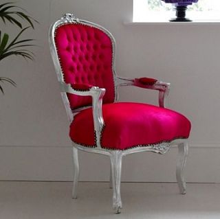 hot pink armchair by out there interiors