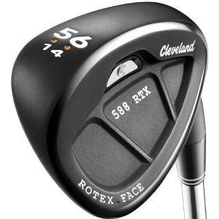 Cleveland Men's Golf 588 RTX Cavity Back Black Pearl Wedge (Right Hand, Steel, Wedge Flex, 46 degree)  Lob Wedges  Sports & Outdoors