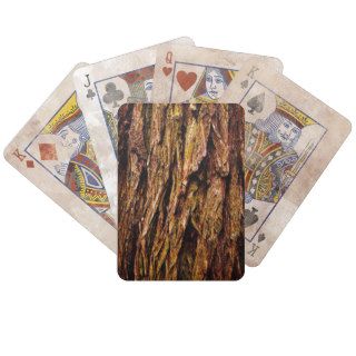 Real Tree Bark Playing Cards