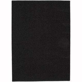Sloane Blackest Black Area Rug (4 X 6)