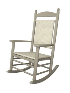 Jefferson Indoor/Outdoor Woven Rocking Chair by POLYWOOD