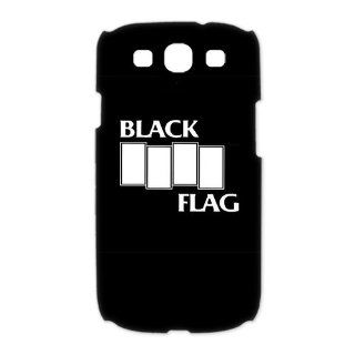 Black Flag Case for Samsung Galaxy S3 I9300, I9308 and I939 Petercustomshop Samsung Galaxy S3 PC01513 Cell Phones & Accessories