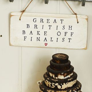 'great british bake off' sign by abigail bryans designs