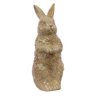 Standing Cream Ceramic Rabbit