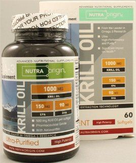 Nutra Origin Krill Oil    500 mg   60 Softgels Health & Personal Care