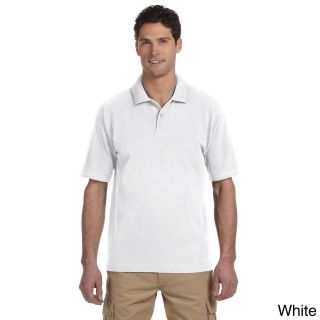 Econscious Mens Organic Cotton Pique Polo Shirt White Size XXL