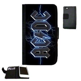 ACDC Fabric iPhone 4 Wallet Case Great unique Gift Idea Cell Phones & Accessories