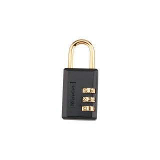 Master Lock 1 3/16in. Luggage Padlock, Model# 647D  Combination Locks