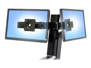 Ergotron 97 583 009 WorkFit S Hinged Bow   Mounting component for 2 LCD displays   black   screen size up to 24 inch   for P/N 33 340 200, 33 341 200 Computers & Accessories