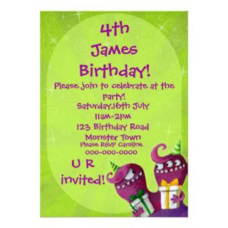 Doubled Birthday wishes   Party Invitation