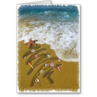Christmas Washed Up on Shore Greeting Card