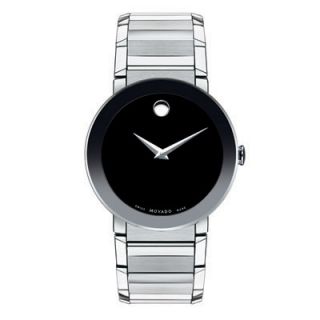 Mens Movado Sapphire Watch with Black Dial (Model 0606092)   Zales