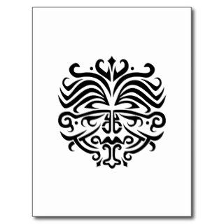 Face Tattoo Post Cards