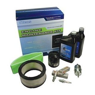 Stens 785 596 Engine Tune Up/ Maintenance Kit For Kohler 24 789 03 S Twin Cylinder Command 17 HP   27 HP CV17 CV26 and CV730 VC740  Lawn Mower Tune Up Kits  Patio, Lawn & Garden