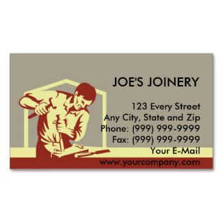 carpenter carving with chisel business card templates