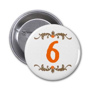 #6 Orange & Brown Scroll Buttons