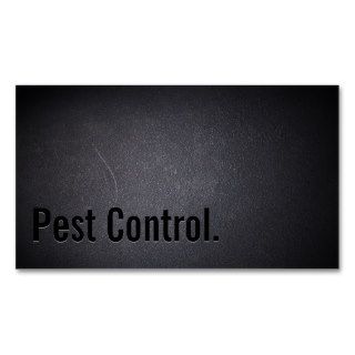 Professional Black Out Pest Control Business Card