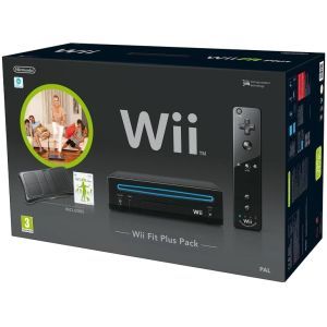 Nintendo Wii Console Bundle With Wii Fit Plus, Wii Balance Board and Wii Remote Plus (Black)      Games Consoles