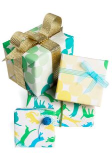 Presents Day Wrapping Paper Set  Mod Retro Vintage Decor Accessories