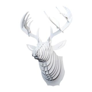 3D Faux Whitetail Deer Head Sculpture Hunting Decor & Accessories