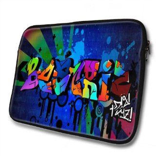 "Graffiti Names" designed for Beatriz, Designer 14''   39x31cm, Black Waterproof Neoprene Zipped Laptop Sleeve / Case / Pouch. Cell Phones & Accessories