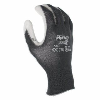 Ansell Edmont Industries HyFlex Lite 11 600 Polyurethane Coated Glove, Sold by the Pair, Sizes Available 6 11   Work Gloves  