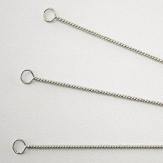 Hall Bio 604 03 4mm x 100mm Reusable Inoculating Loops, Nichrome A (3 Pack) Science Lab Cell Scrapers And Spreaders
