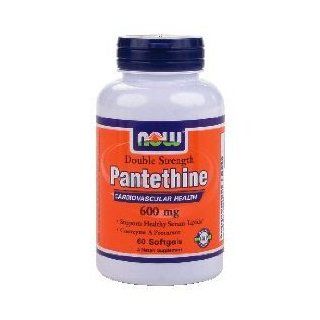 Now Foods Pantethine Cardiovascular Health 600 mg, 60 sgels Health & Personal Care