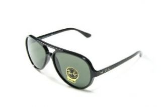 Ray Ban RB4125 Cats 5000 Sunglasses 59 mm, Non Polarized, Tortoise/Brown Ray Ban Clothing