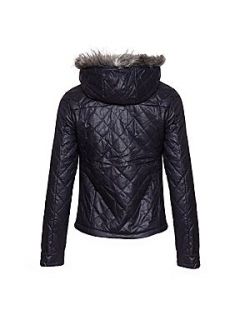 Yumi Girls Girl`s quilted jacket Navy