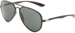 Ray Ban RB4180 Liteforce Tech Sunglasses 601S/9A Matte Black (Polarized Green Lens) Ray Ban Clothing